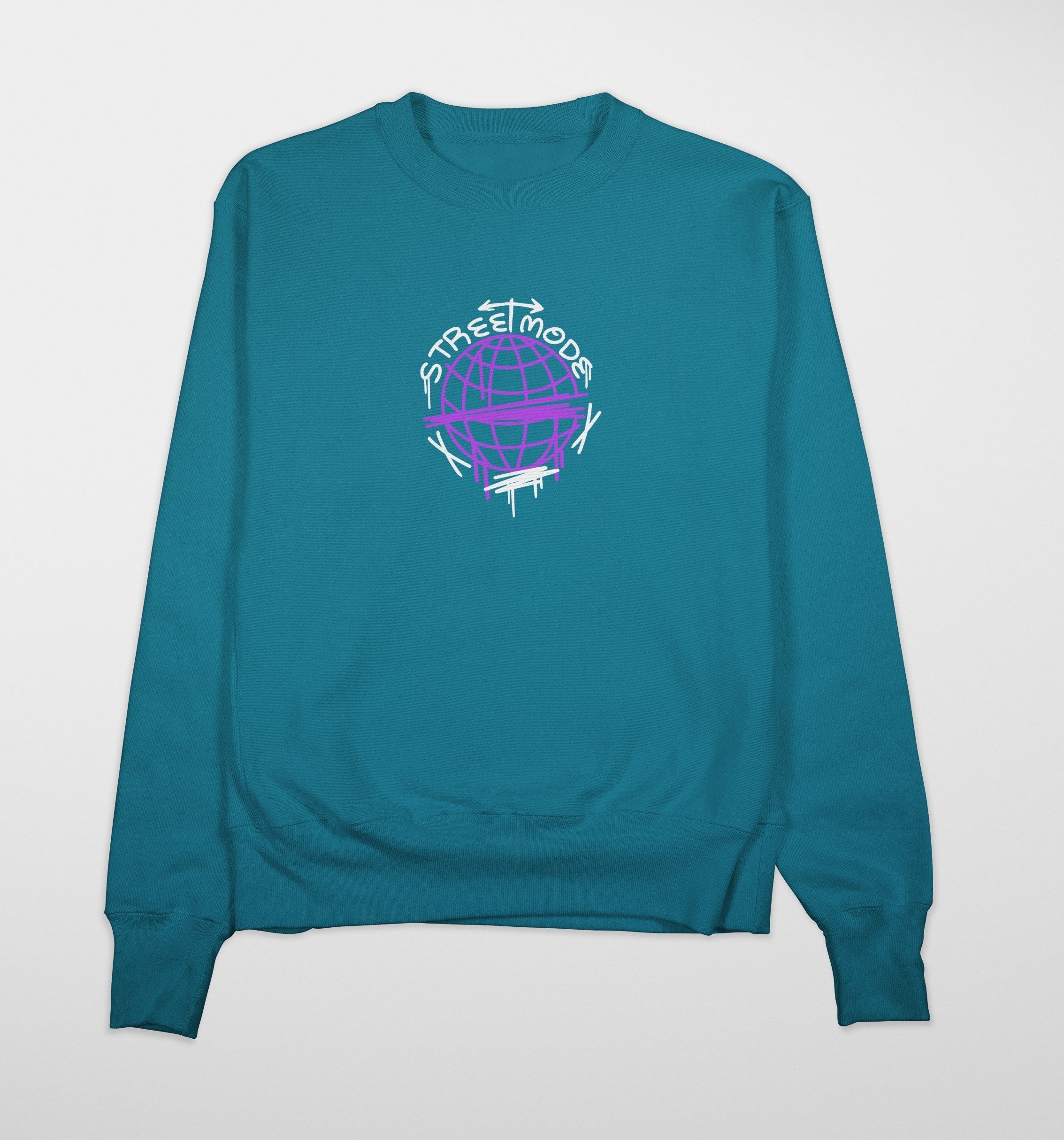 Street Style Premium Sweatshirt (Vrystal Teal)