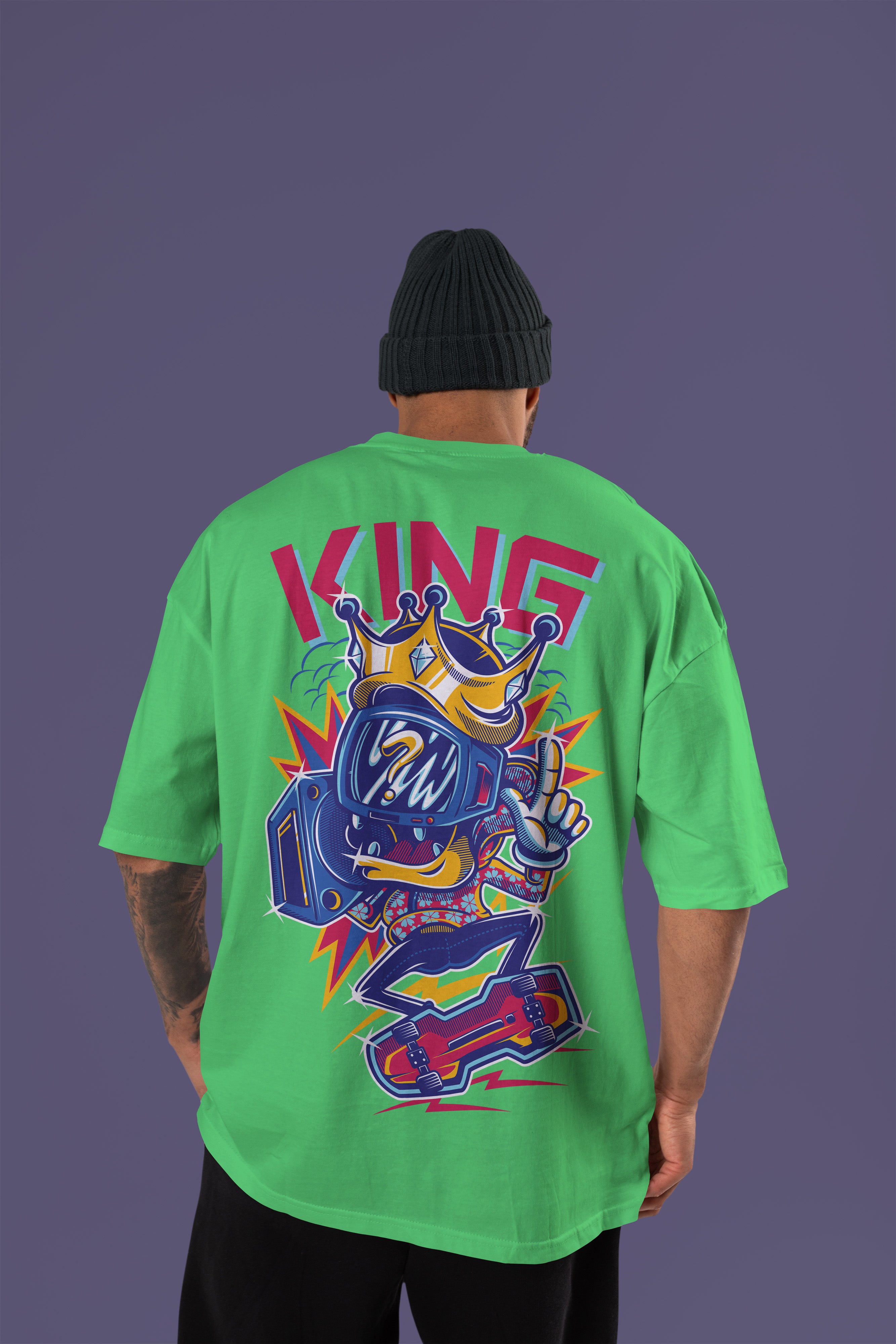 KING Premium Oversize Tshirt (Emerald Green)