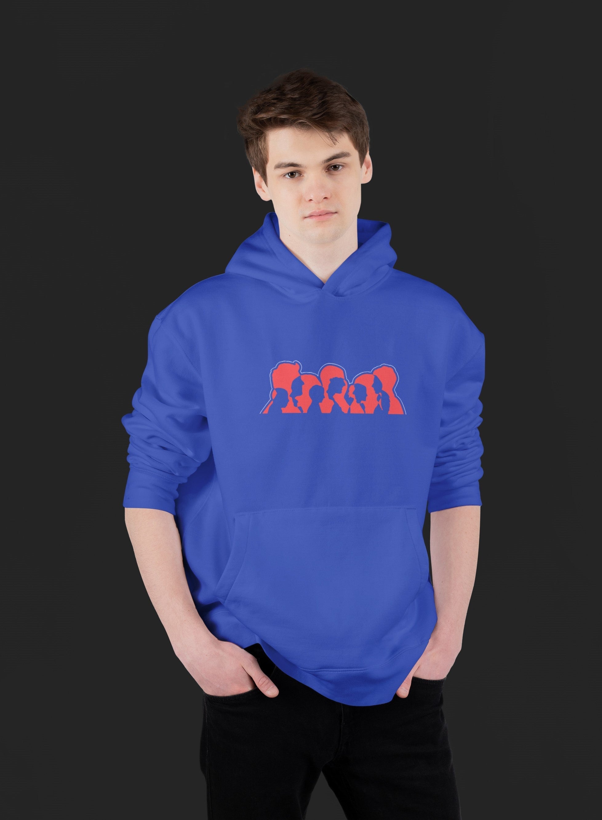 DIVERSITY Ultra Premium Oversize Hoodie 350 GSM (Royal Blue)