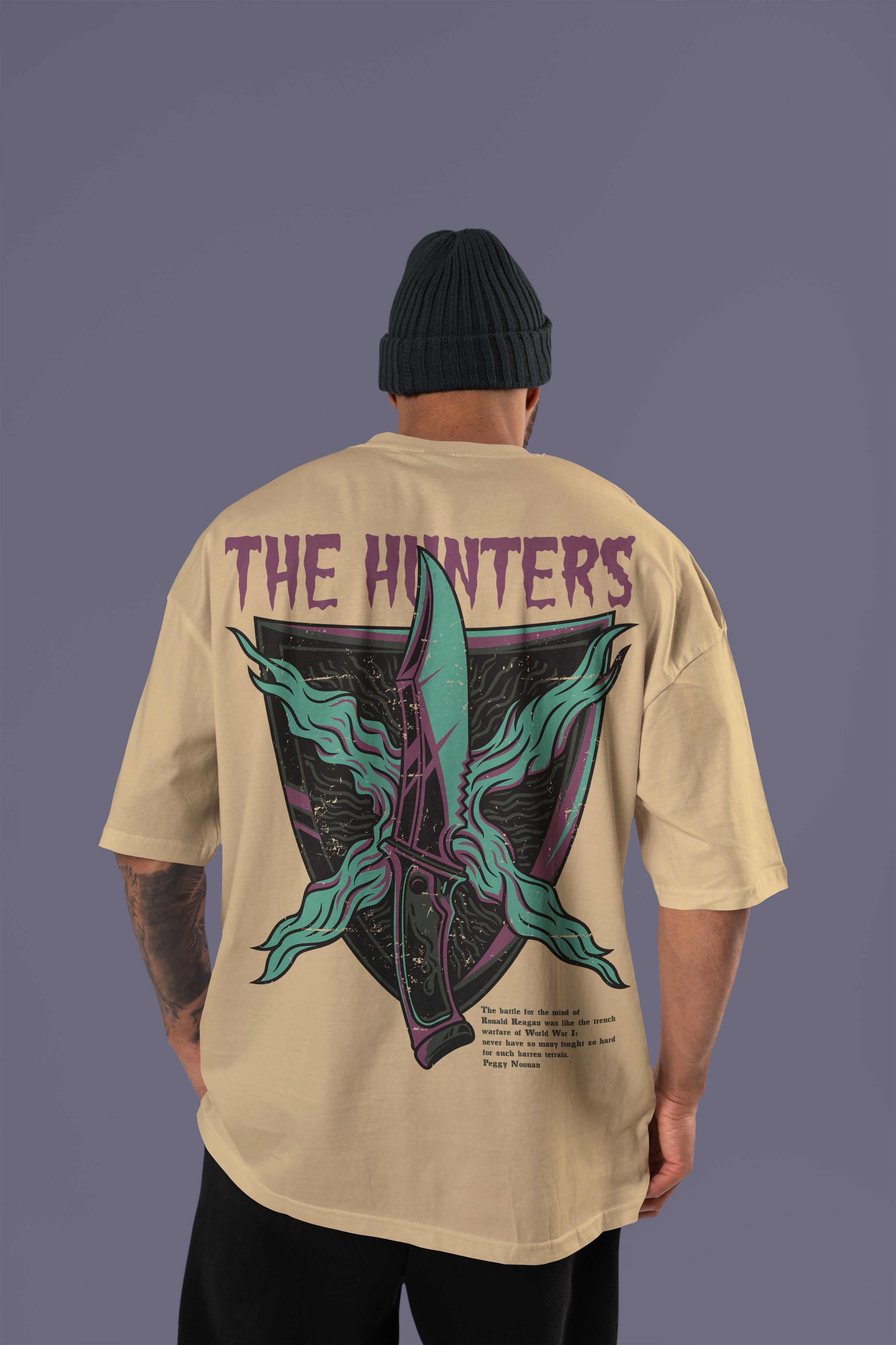 THE HUNTERS Premium Oversize Tshirt (Biege)