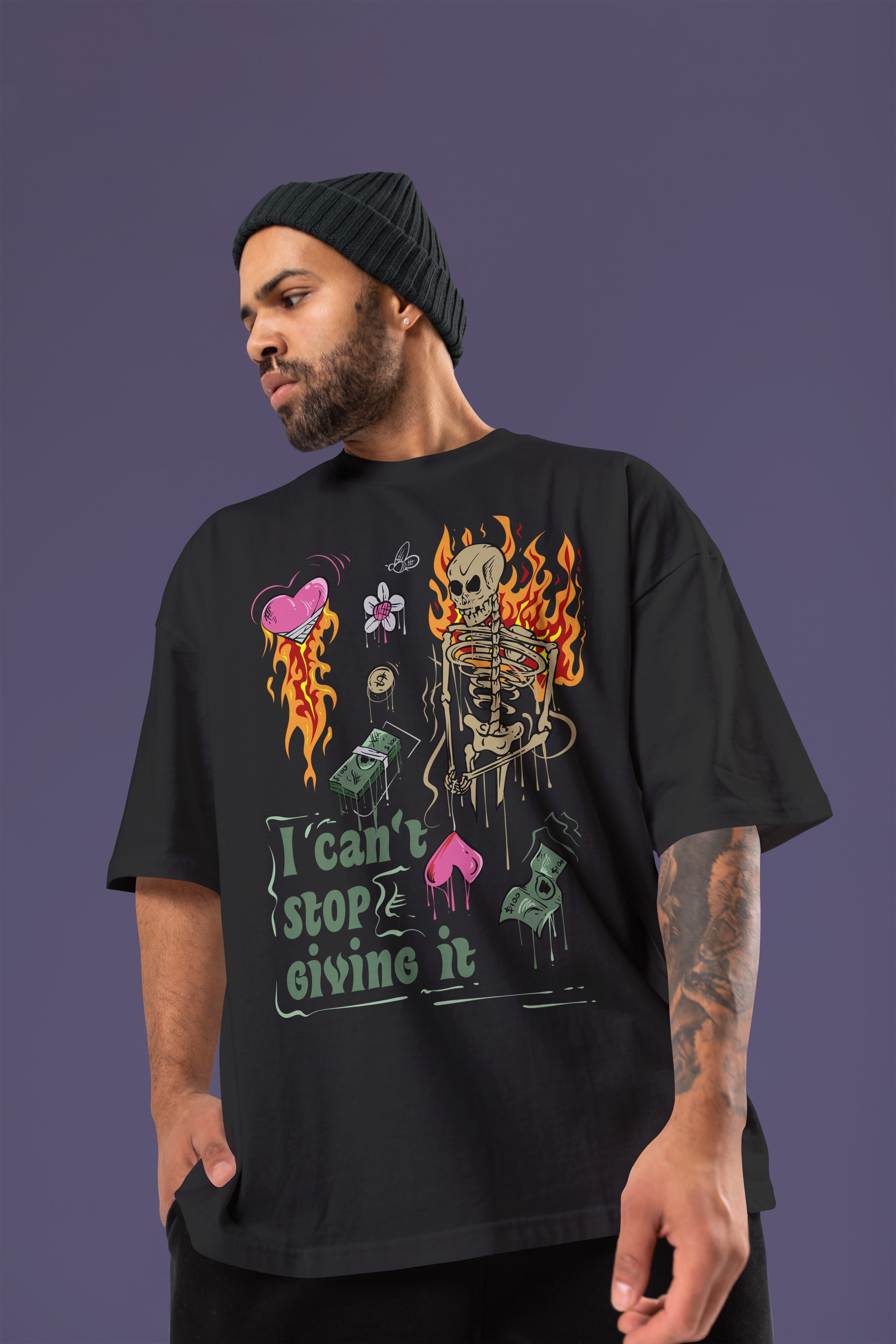 DEADLOVE Premium Oversize Tshirt (Black)