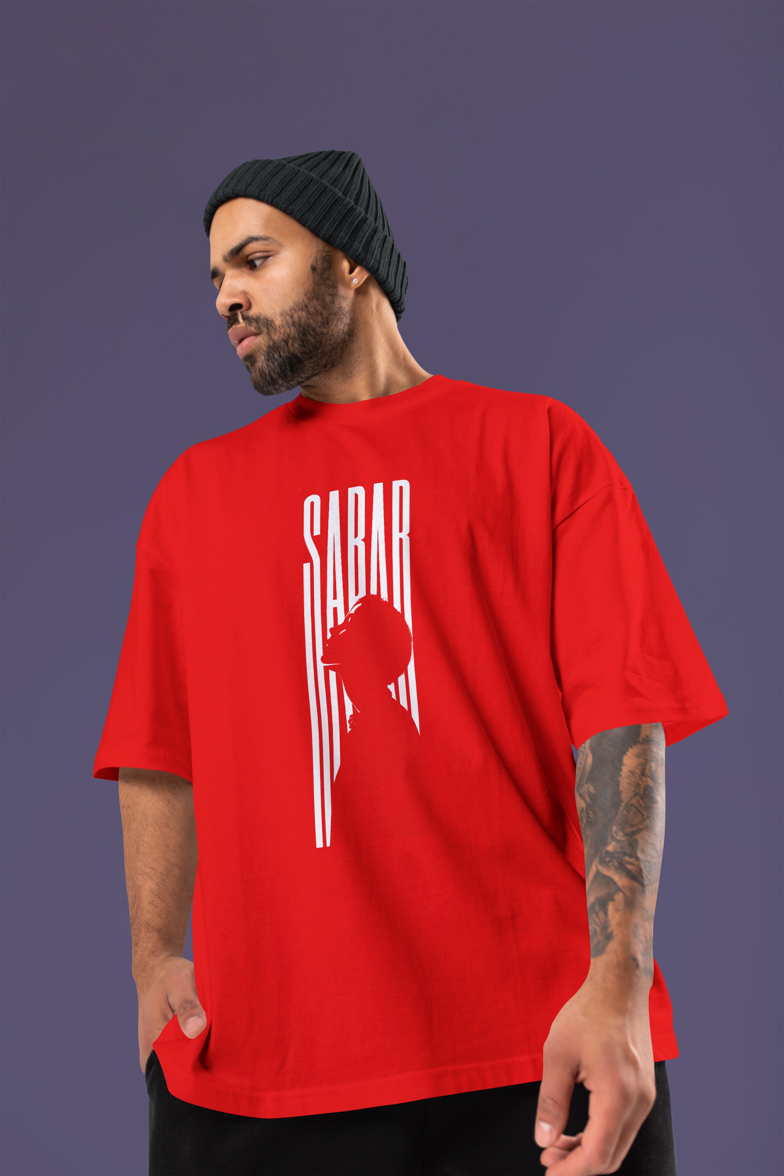 SABAR Premium Oversize Tshirt (Red)