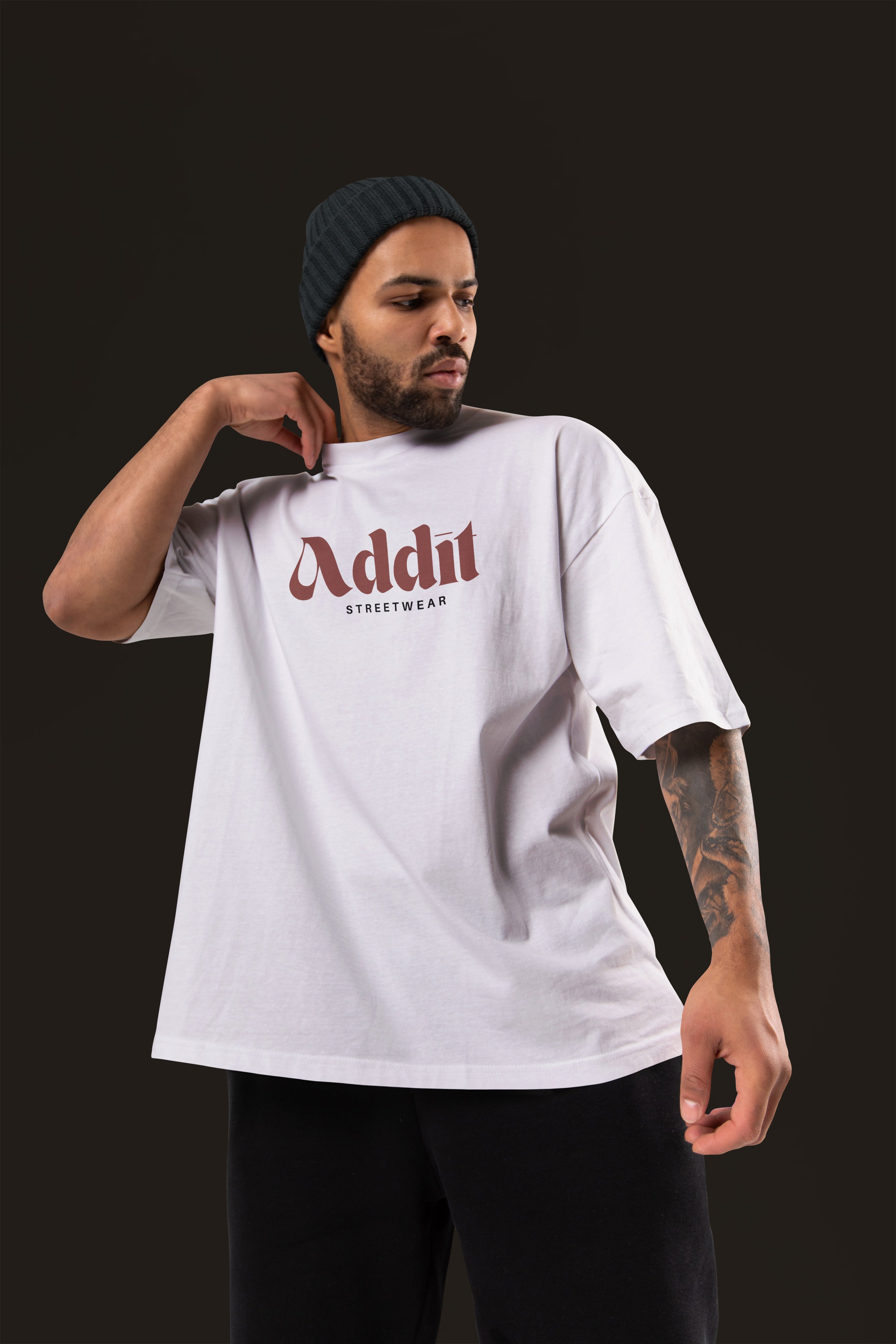 DARK VISIONS Premium Oversize Tshirt (White)