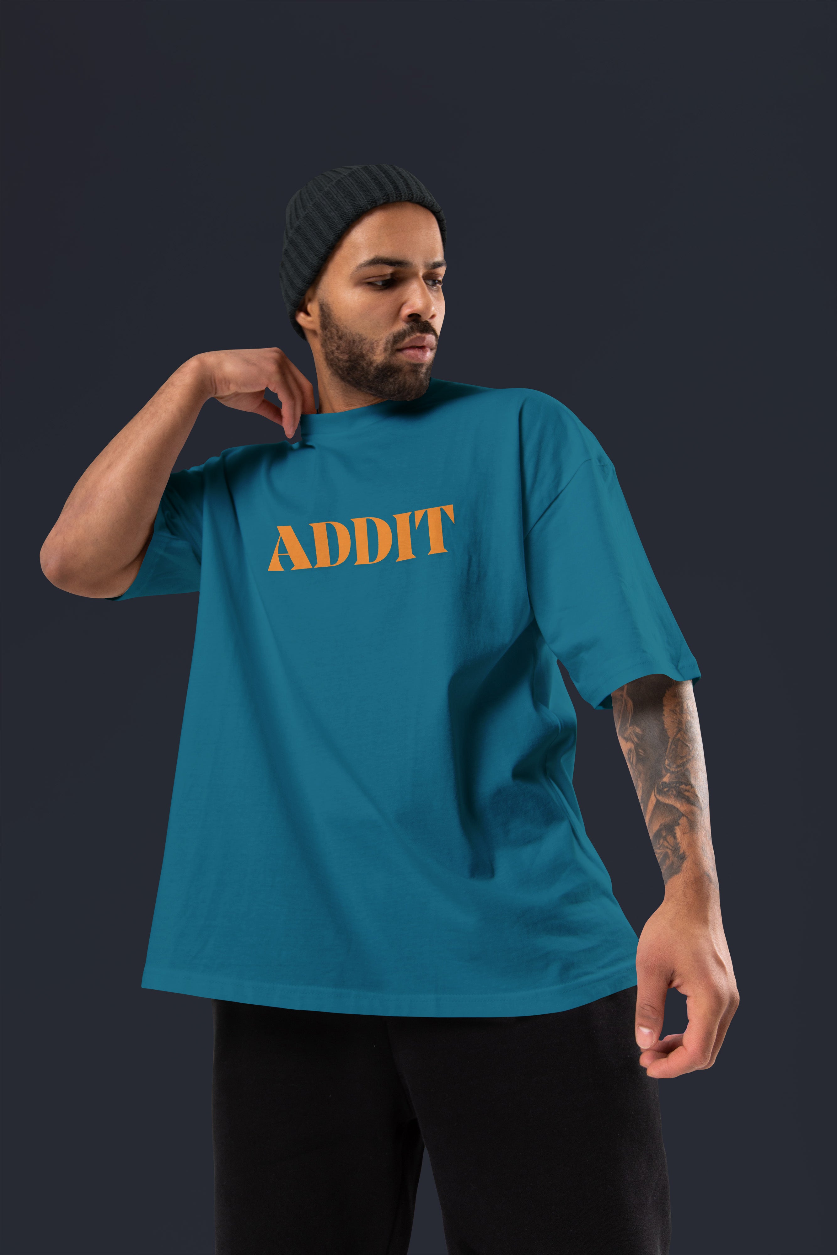 BOOST SKILL Premium Oversize Tshirt (Vrystal Teal)