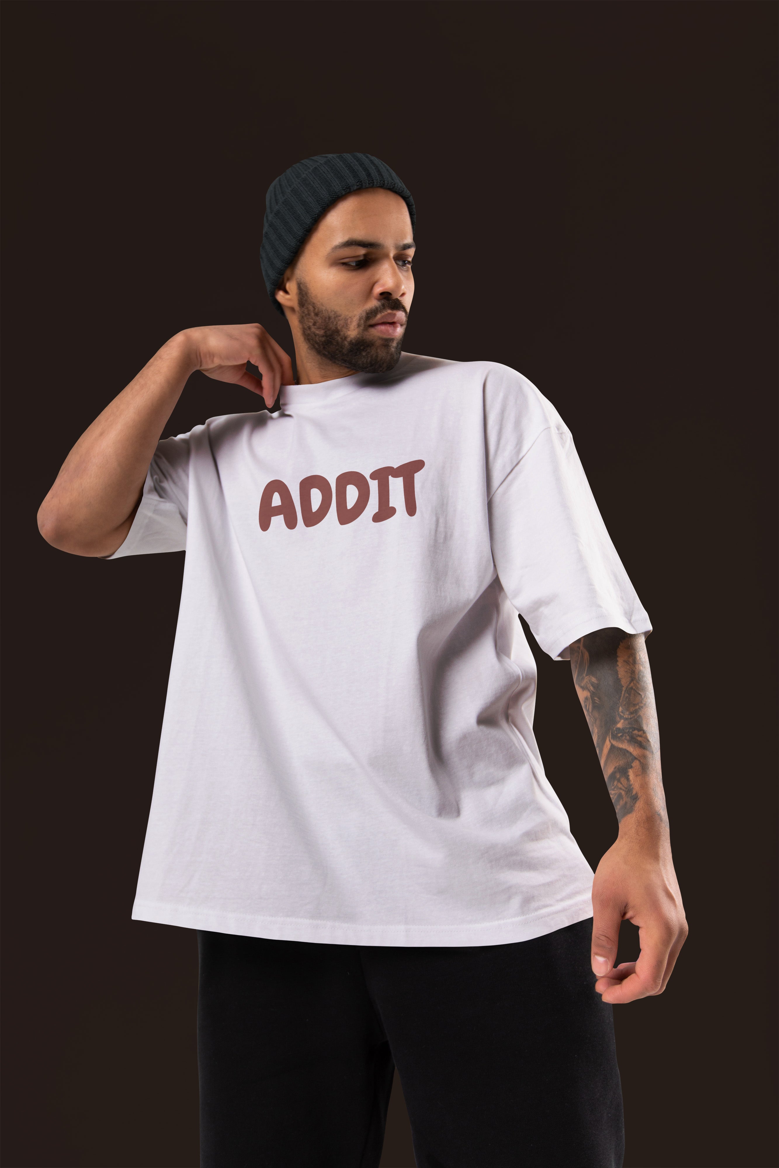 HYPE NOODLE Premium Oversize Tshirt (White)