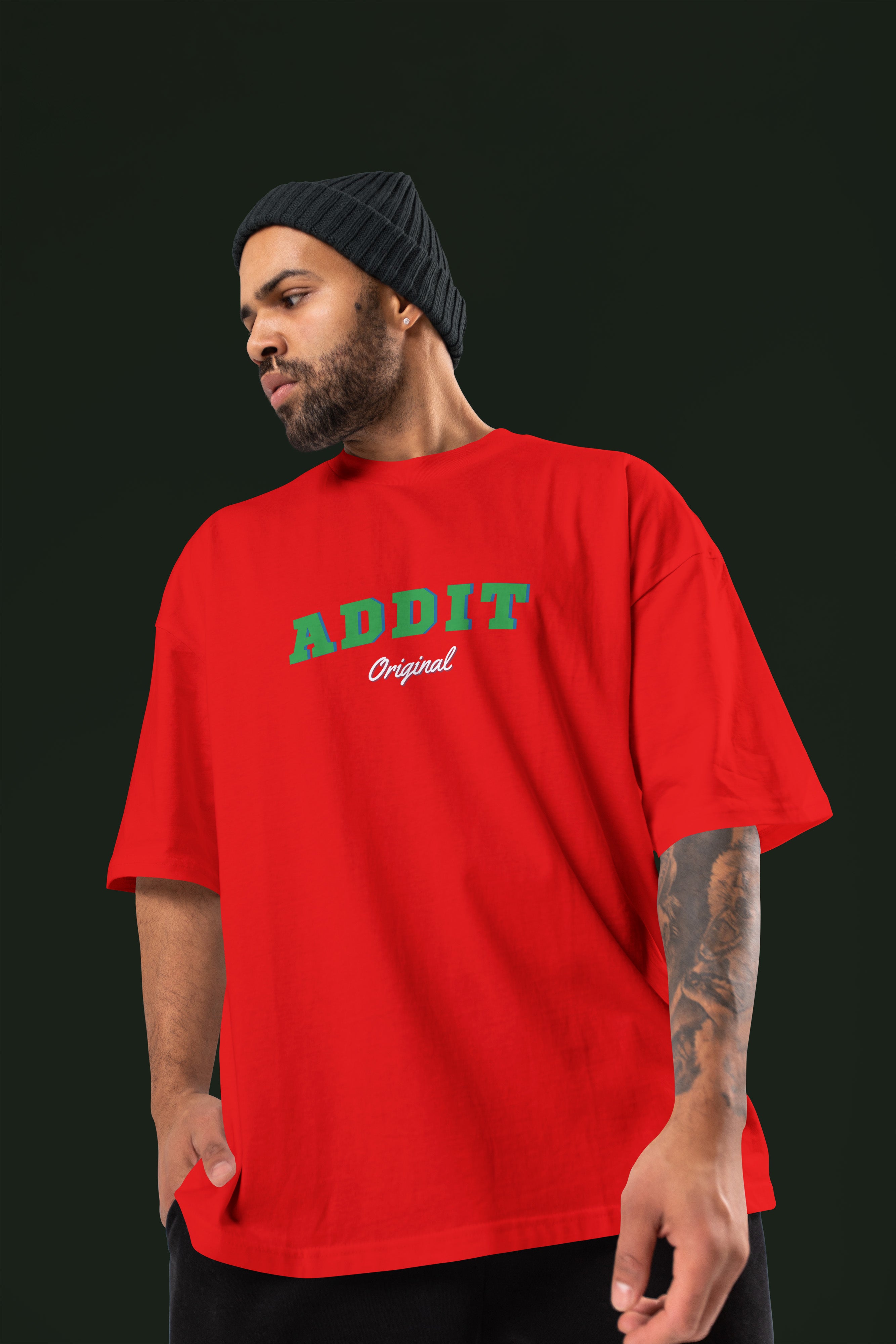 GETLOST Premium Oversize Tshirt (Red)