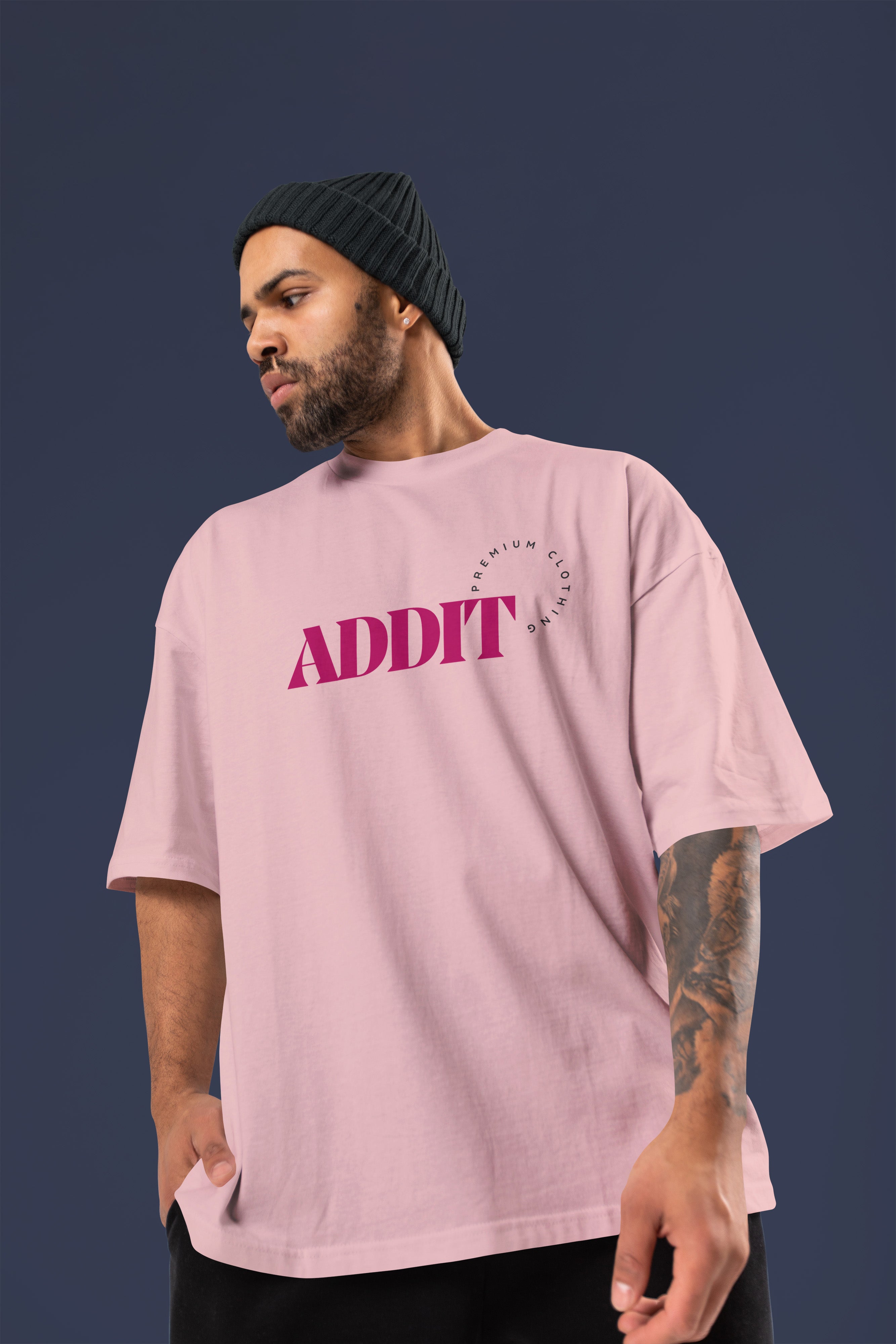 DEADLY POISON Premium Oversize Tshirt (Baby Pink)