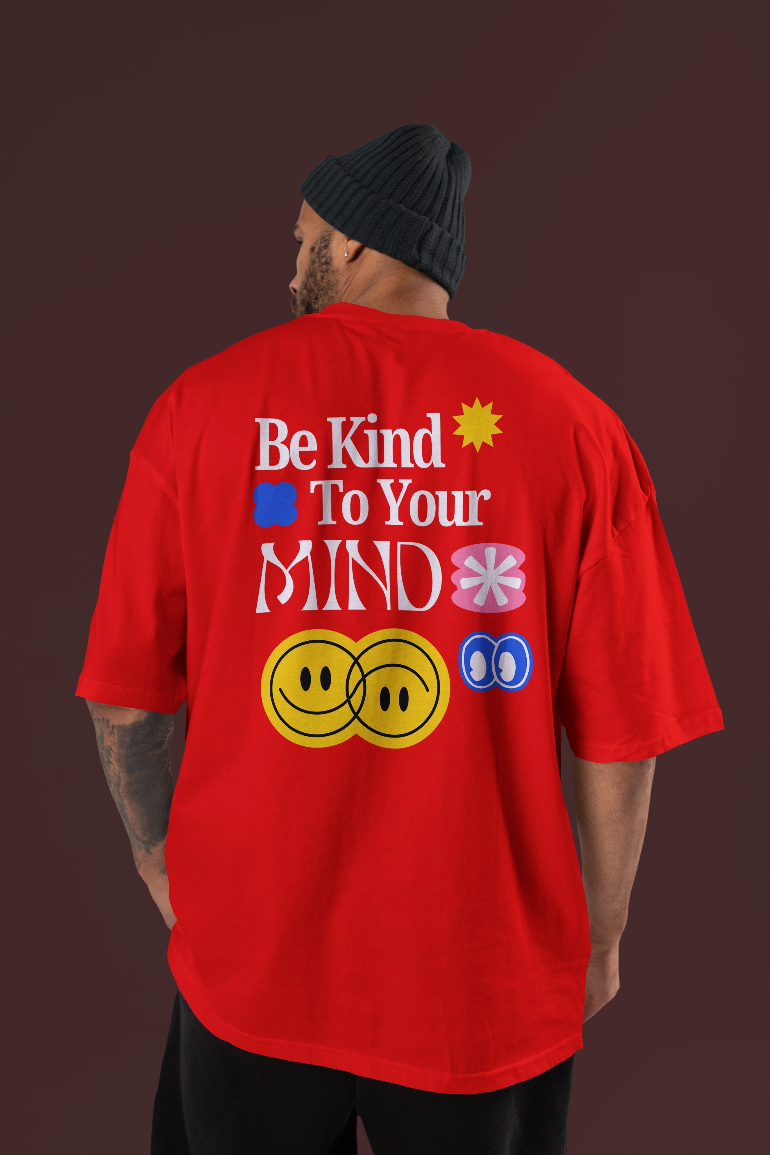 MIND Premium Oversize Tshirt (Red)