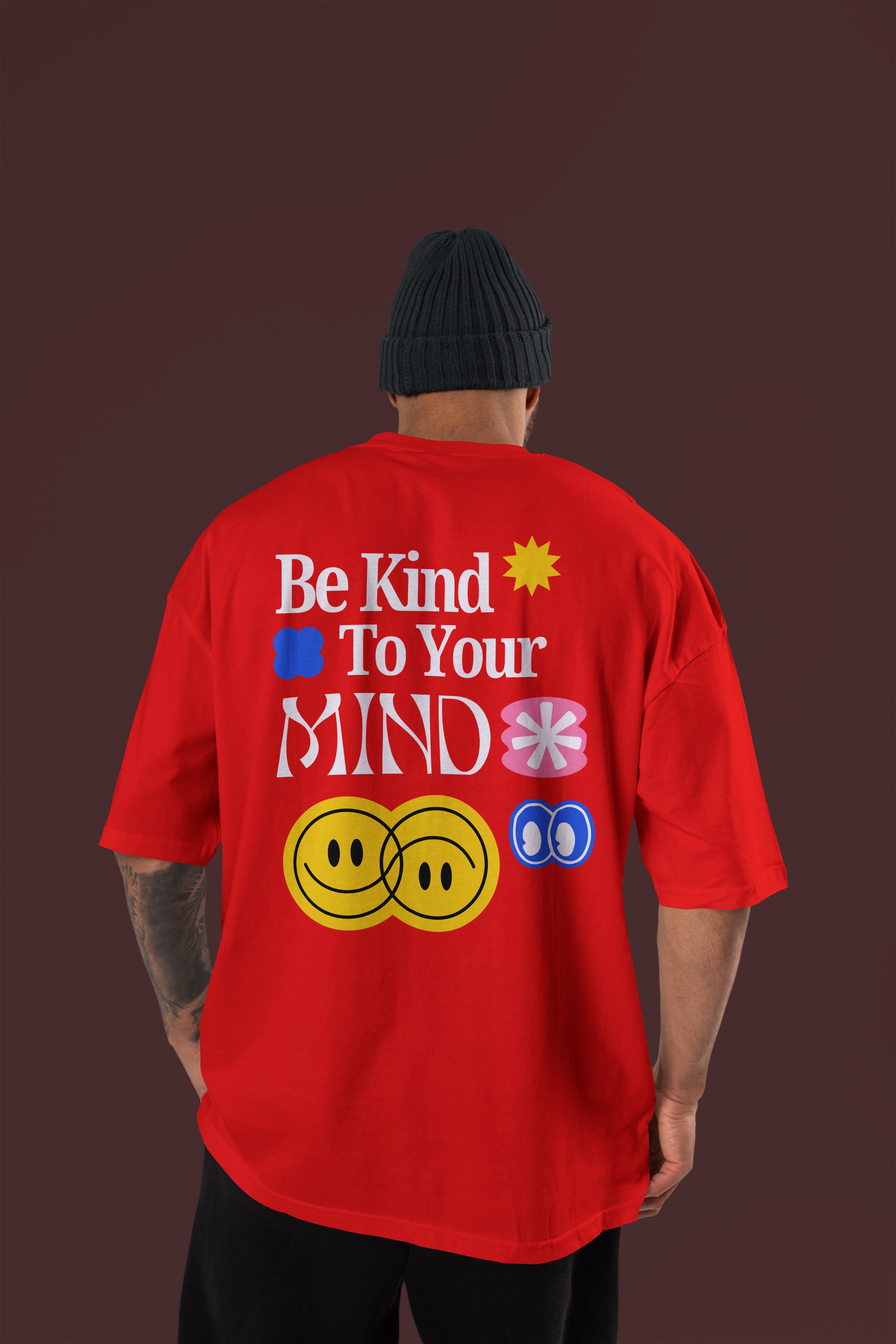 MIND Premium Oversize Tshirt (Red)