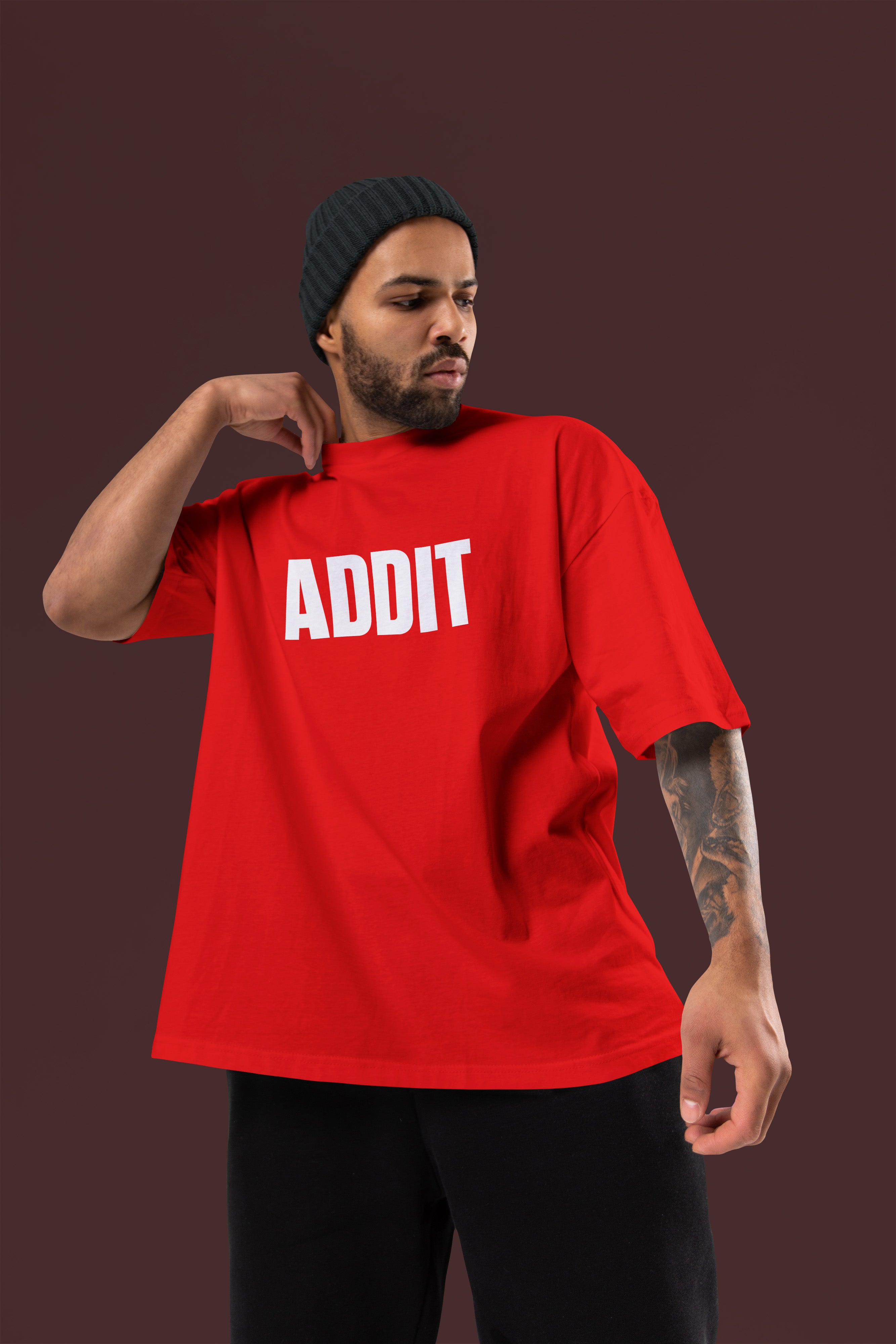 MIND Premium Oversize Tshirt (Red)