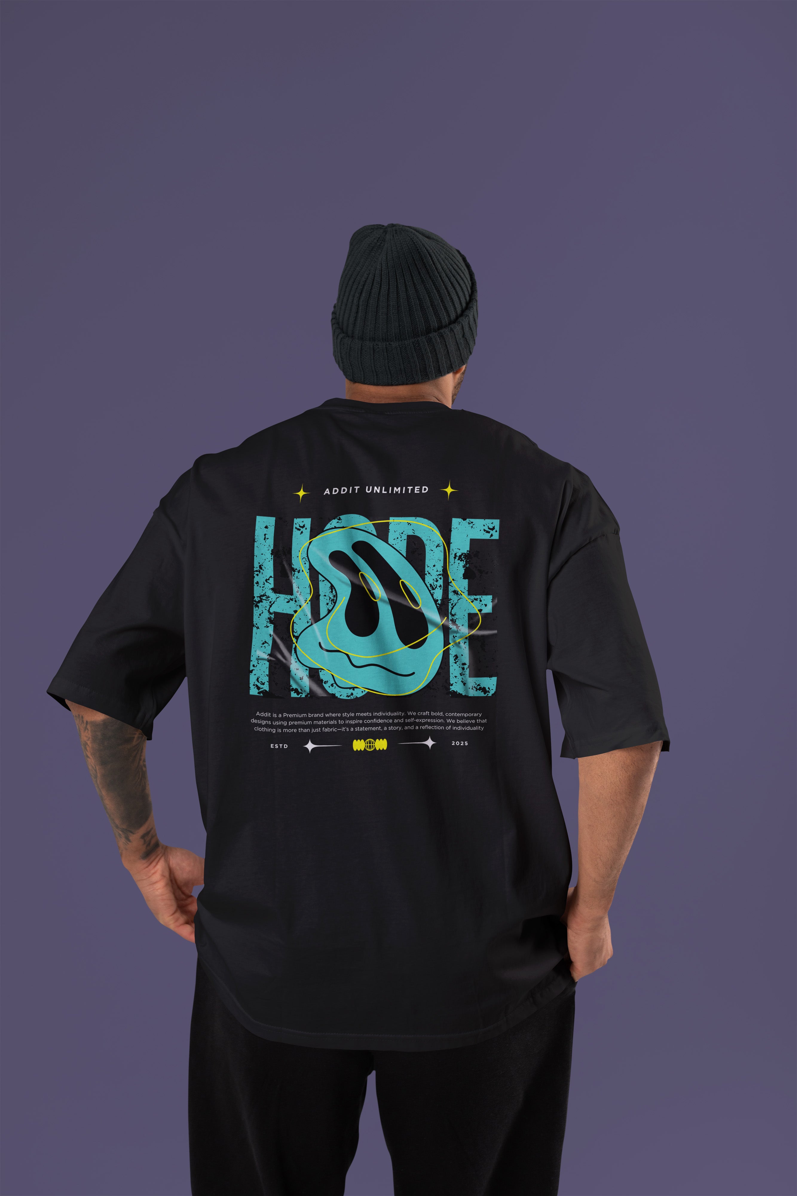 HOPE Premium Oversize Tshirt (Black)