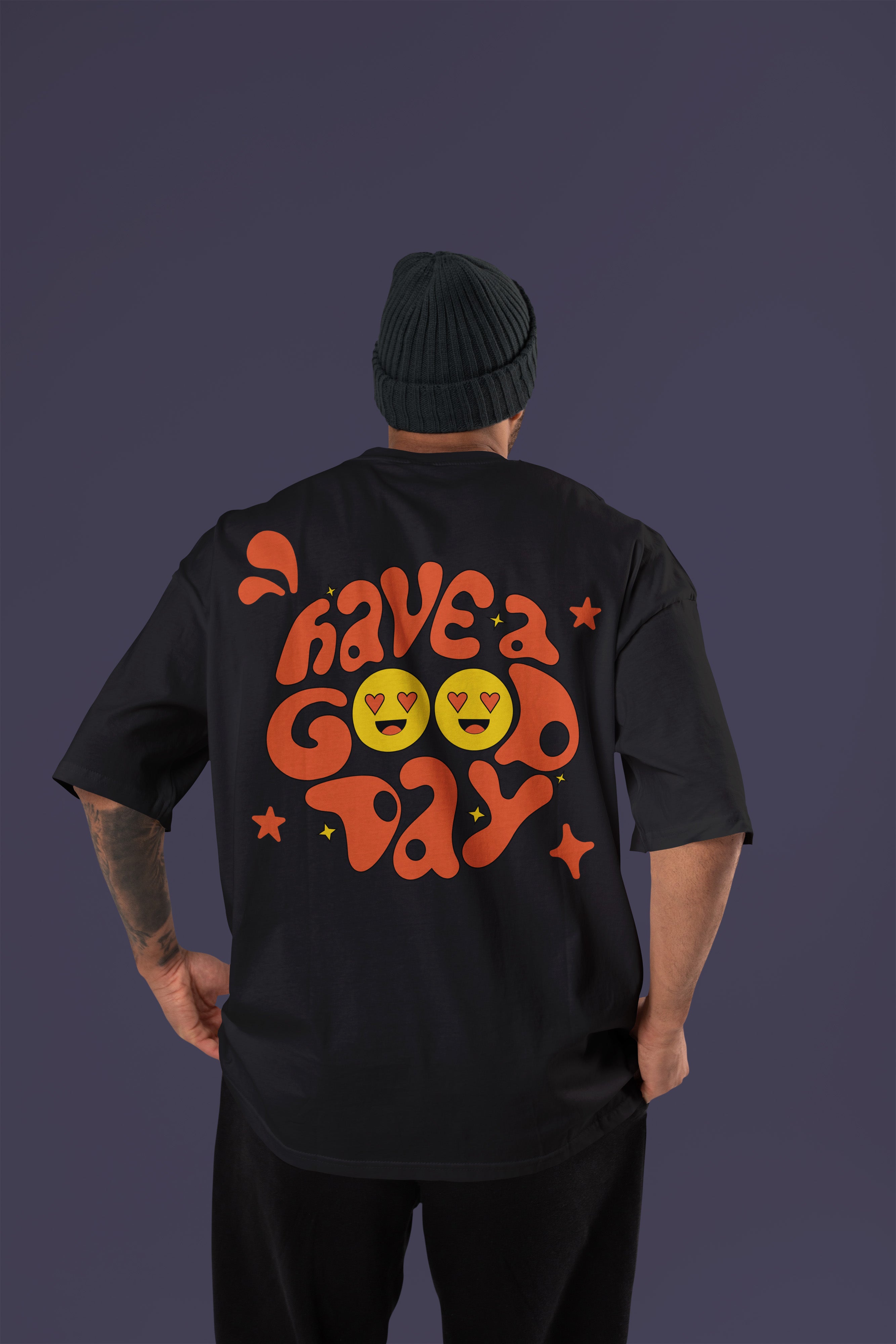 GOOD DAY Premium Oversize Tshirt (Black)